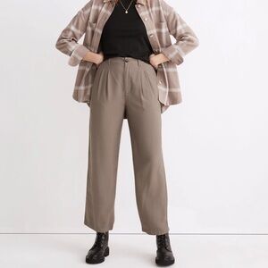 Madewell Barroway Wide-Leg Crop Pants